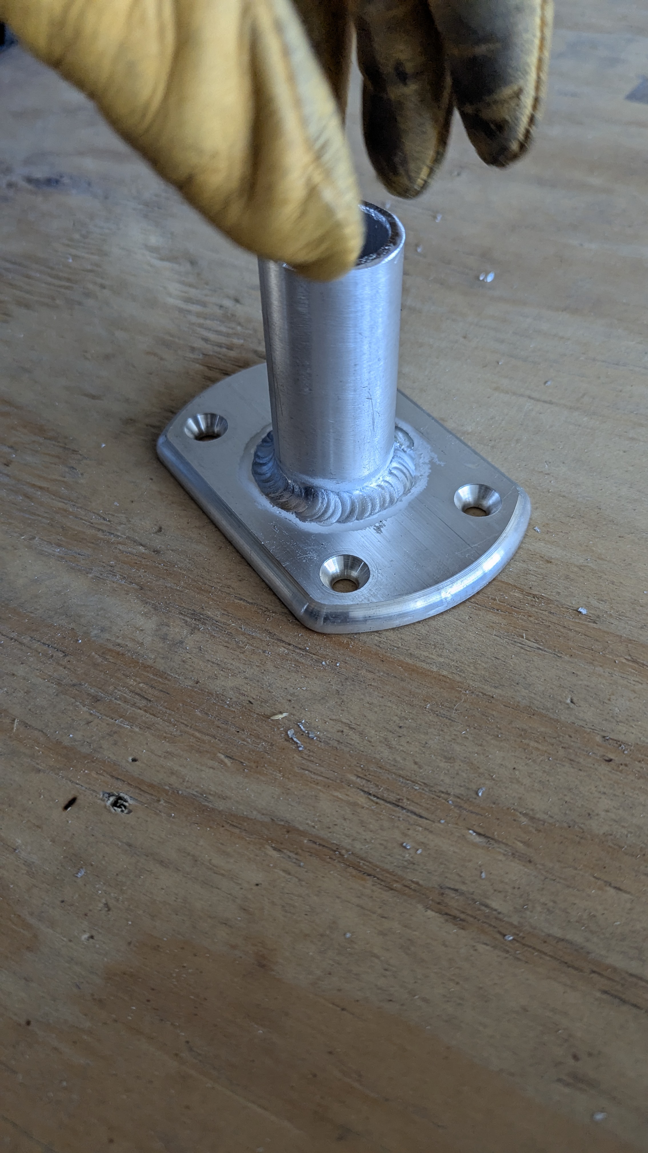 Finished welded component