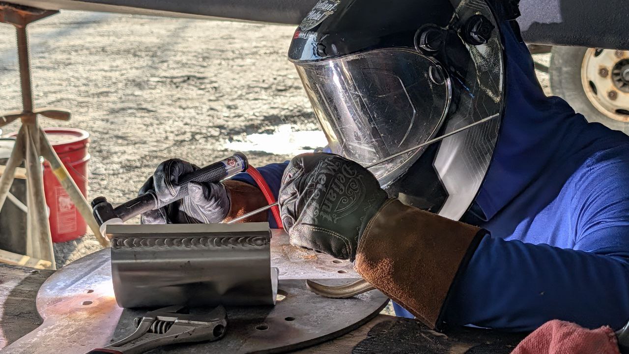 Detailed TIG welding