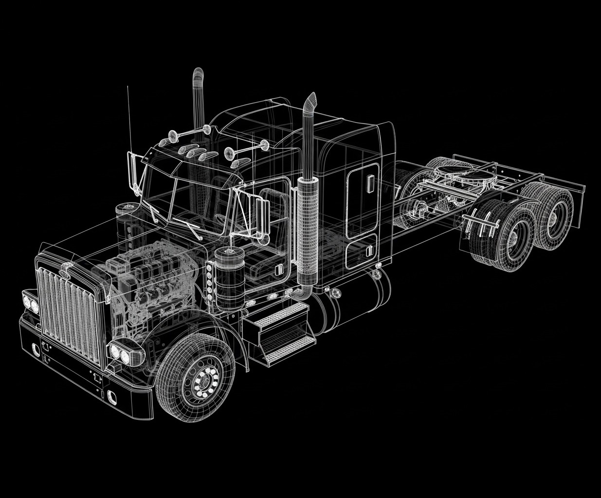 Heavy Equipment Wireframe Hero
