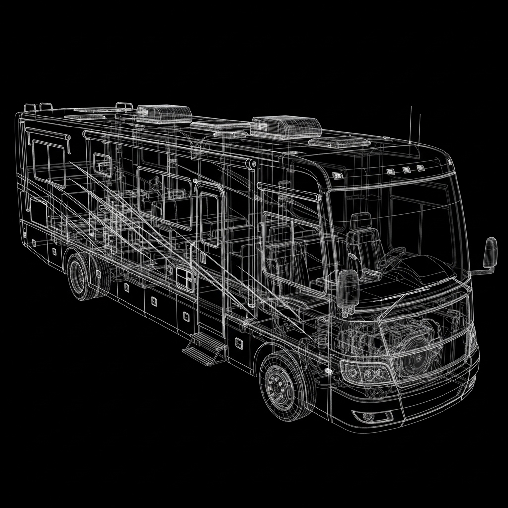 RV Wireframe Hero