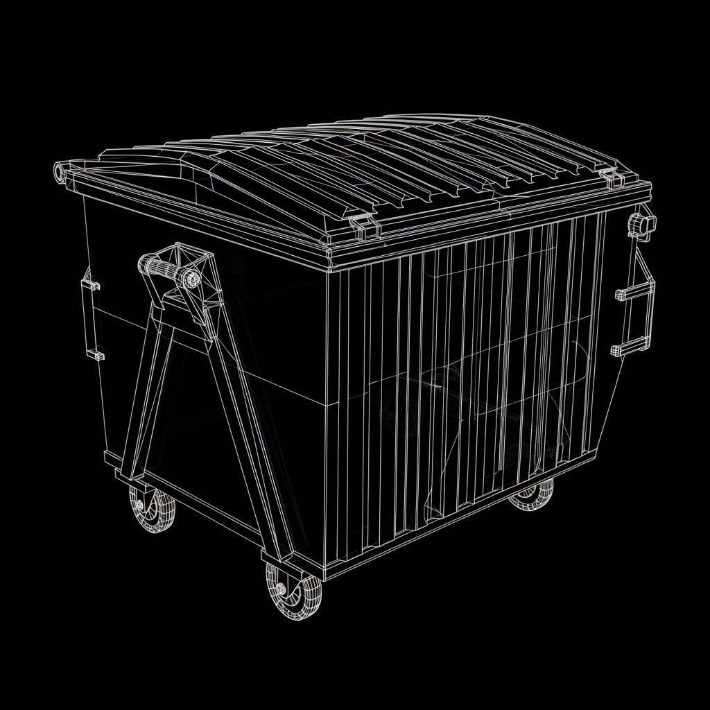 Waste Container Wireframe Diagnostic